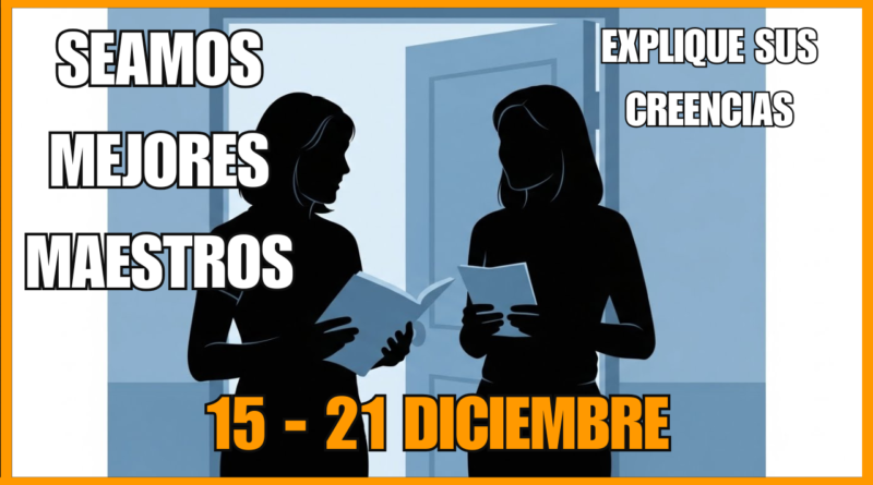 Seamos MEJORES maestros